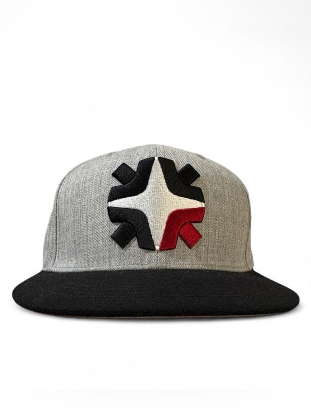 Subiefest Gray and Black Snapback Hat with Red Accent - Men's Accessory